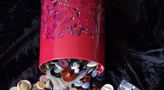 Button Tins and Cotton Reels – can you resist?